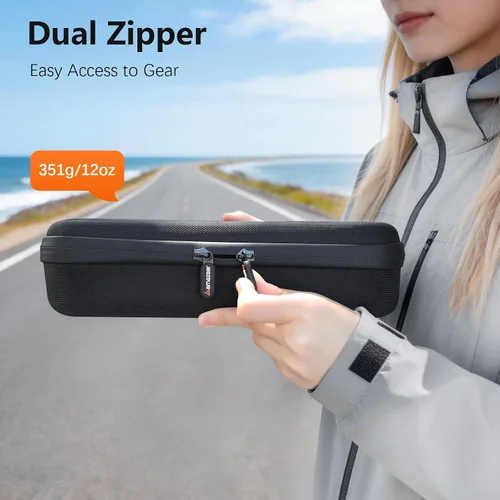 Miniatura 8 de AMAZEAR Funda de transporte para DJI Osmo Action 5 Pro, accesorios DJI Action5 Pro, protector compacto y rígido, bolsa de transporte portátil