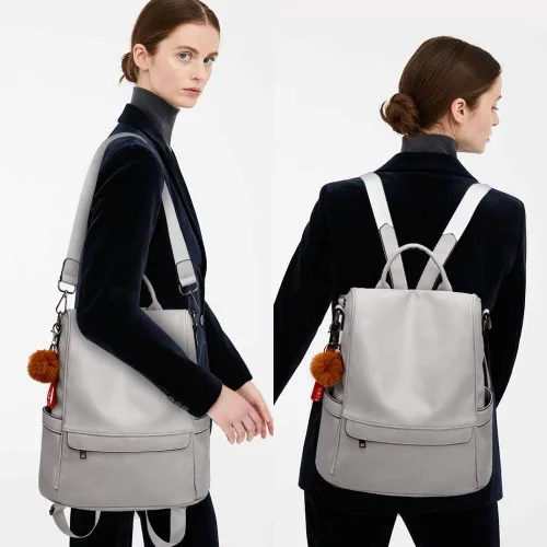 Miniatura 7 de CHERUTY Women Backpack Purse PU Leather Anti-theft Casual Shoulder Bag Fashion Ladies Satchel Bags