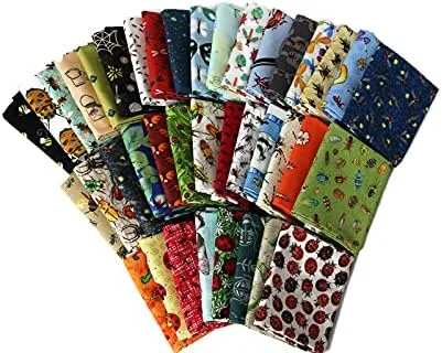10 cuartos de grasa – Surtido de insectos, insectos espeluznantes, escarabajos, polillas, hormigas, arañas, colchas de calidad, paquete de tela de