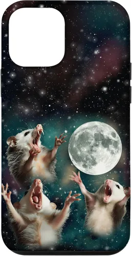 Miniatura 16 de Three Possum Moon 3 Opossum Funny Weird Cursed Meme Case para iPhone 17