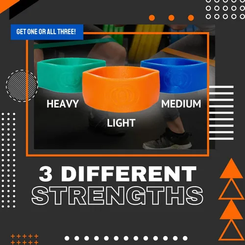 Miniatura 2 de Pure Band - Bandas de resistencia profesionales sin látex para entrenamiento, estiramiento, rehabilitación y terapia física, bandas elásticas
