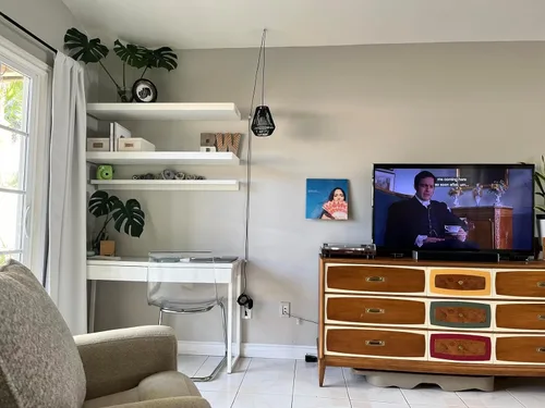 Miniatura 2 de Lámpara colgante enchufable, lámpara colgante con cable de 15 pies, interruptor de encendido/apagado, cesta de ratán tejida a mano negra, lámpara