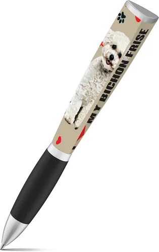 I Love My Dog Bolígrafo Ballpoint para Cachorros (1 Bolígrafo, 3 Lados) Regalos para Mamá de Perro, Cumpleaños de Perro Bolígrafos Lindos -