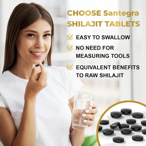 Miniatura 3 de Tabletas Shilajit de 500 mg, comprimidos 100% Shilajit puros para mujeres y hombres, orgánico del Himalaya, ácido fúlvico y más de 85