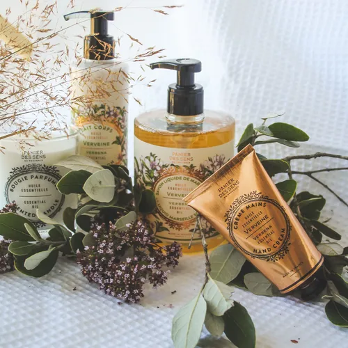 Miniatura 4 de Panier des Sens - Crema pequeña para manos secas y agrietadas - Loción mini para manos de verbena para piel seca - Con manteca de karité y aceite