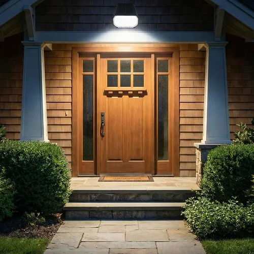 Miniatura 9 de Ensenior Focos solares para exteriores, 56 LEDs con brillo ajustable, 6500K, luces solares LED de jardín, iluminación de paisaje para Halloween