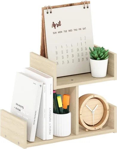 Miniatura 13 de Furinno Hermite Estantería Organizadora de Escritorio Librero, Espresso