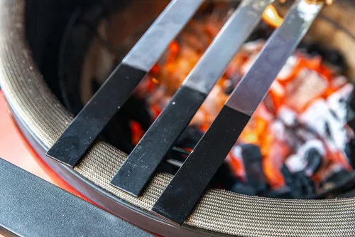 Miniatura 7 de India's BBQ - Juego de 5 pinchos para barbacoa de acero inoxidable de 1 pulgada de ancho, juego de 5 palitos planos de alta resistencia para asar