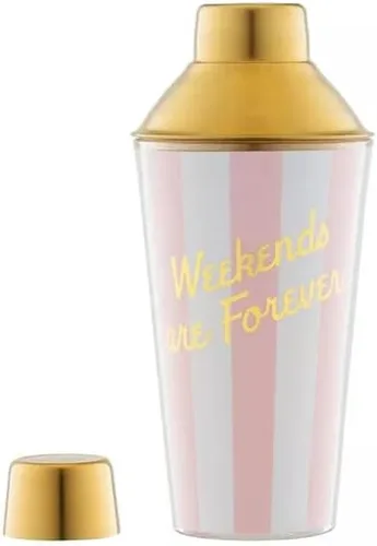 Miniatura 3 de Weekends are Forever' - Coctelera de cristal de 16 onzas
