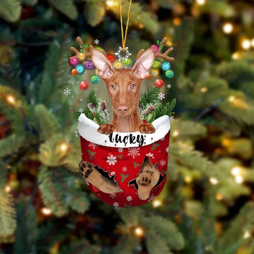 Miniatura 69 de Adorno de Navidad personalizado para perro Airedale Terrier en bolsillo de nieve, adorno para árbol de Navidad, idea de regalo para amantes