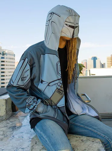 Miniatura 6 de STAR WARS Sudadera con capucha para disfraz de Mandalorian