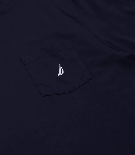 Miniatura 4 de Nautica Camiseta de manga corta con cuello redondo y bolsillo para hombre