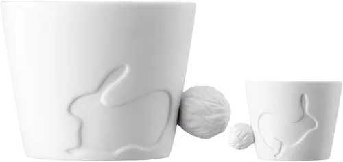 Miniatura 2 de KINTO 16240 Taza de porcelana de conejo Mugtail