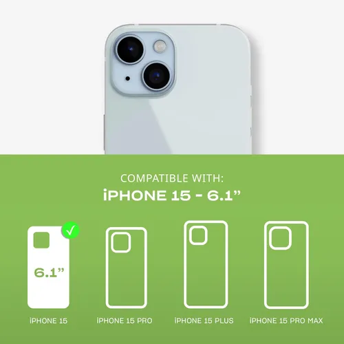 Miniatura 3 de Tech21 Evo - Funda transparente para iPhone 16e y 15, compatible con MagSafe, funda de protección contra impactos, transparente