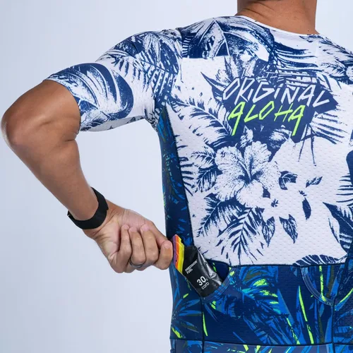 Miniatura 8 de Zoot LTD Tri Aero Fz - Traje de carreras para hombre, manga corta, aerodinámico, ciclismo, carrera, natación, ciclismo, correr, tri, con bolsillos