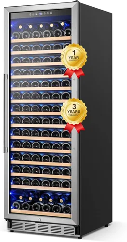 Miniatura 17 de FoMup - Refrigerador bajo encimera de acero inoxidable con 3 cajones, refrigerador de bebidas para exterior con ruedas, diseño impermeable y control