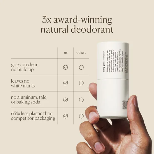 Miniatura 5 de evolvetogether Desodorante natural sin aluminio para mujeres y hombres Vetiver y madera de cedro Neutraliza los olores, calma la piel Vegano