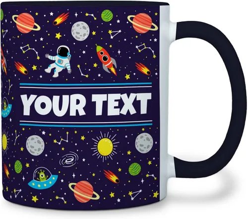 Miniatura 34 de Taza personalizada para niños – Mariposas – Nombre/texto personalizado, chocolate caliente de cerámica, cacao/taza de café para niñas, regalo
