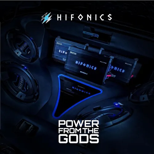 Miniatura 7 de Hifonics HFXR Crossover activo de 2 vías/3 vías, crossover de audio para automóvil con control remoto de graves