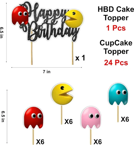 Miniatura 3 de Suministros de fiesta de cumpleaños con temática de mariquita: bonito juego de decoración de fiesta inspirado en insectos para celebraciones