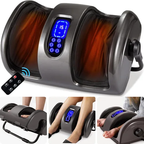 Miniatura 15 de Best Choice Products Masajeador de pies Shiatsu calentado para aliviar el dolor, fascitis plantar, neuropatía, circulación sanguínea con diseño