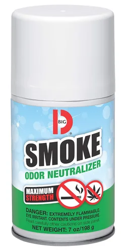 Big D 474 Desodorante concentrado para dispensadores de aerosol medidor, neutralizador de olores de humo, 7 onzas (paquete de 12) – Ambientador