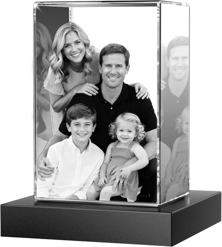 Miniatura 17 de Foto de cristal 3D, regalo personalizado para ella, él, mamá, papá, padre, regalo para parejas – Foto personalizada en cristal, única para Paisaje