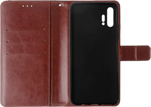 Miniatura 2 de Soporte Premium Retro Business Flip Funda de cuero Protector para UMIDIGI F2 6.53 "Protección Teléfono Cubierta de la piel Folio Libro Ranura