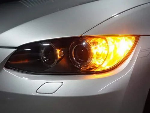 Miniatura 3 de iJDMTOY Bombillas LED 21-SMD PY24W 5200s de color amarillo ámbar sin errores compatibles con luces direccionales delanteras BMW, compatibles con BMW