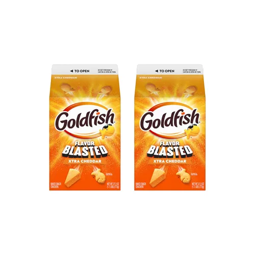 Miniatura 18 de Goldfish Galletas de queso cheddar, horneadas con grano entero, caja de 27.3 onzas