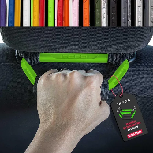 Miniatura 10 de GPCA GP BackGrip Pro - Manija para reposacabezas de automóviles, Jeeps, camiones y más, asas de agarre para asiento trasero y empuñaduras, Gris