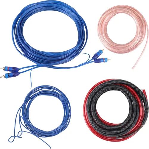 Miniatura 2 de Pyle Kit de cableado estéreo para automóvil - Amplificador de audio y subwoofer Altavoces Cables de instalación (calibre 4), azul (PLAM40)