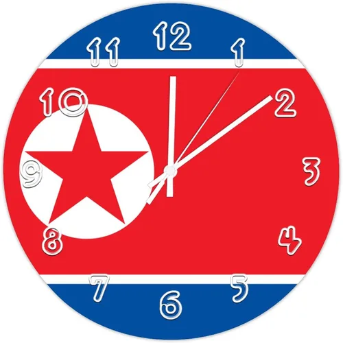 Miniatura 11 de Reloj de pared de República Dominicana – Reloj de pared con bandera de República Dominicana para dormitorio, sala de estar, hogar, oficina, escuela
