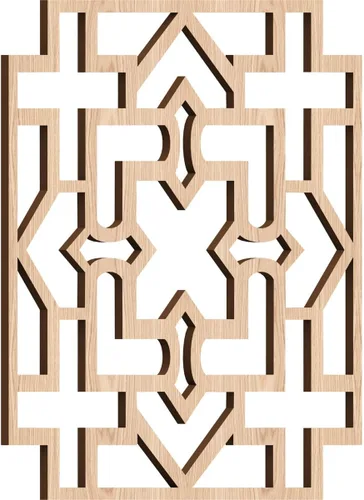 Miniatura 12 de Wise Paneles decorativos de madera con calado, extra pequeños, 7 3/8 pulgadas de ancho x 7 3/8 pulgadas de alto x 1/4 pulgadas de alto, roble rojo