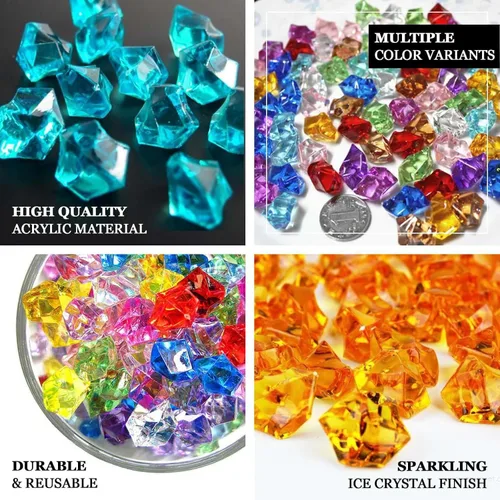Miniatura 3 de Efavormart - 400 piezas de jarrón de cristal acrílico transparente para decoración de mesa para banquetes, eventos, decoraciones de fiesta