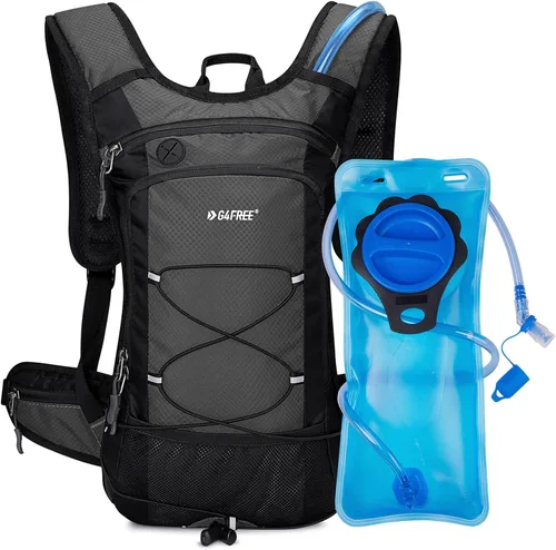 Miniatura 9 de G4Free Mochila de hidratación aislada con vejiga libre de BPA de 2L para correr al aire libre, senderismo, ciclismo, camping