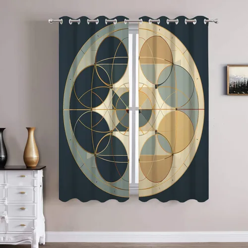 Miniatura 9 de Batmerry Silueta de hombre y niño, marco en forma de corazón con figuras, tratamiento de ventana, cortina corta de cocina multicapa de poliéster