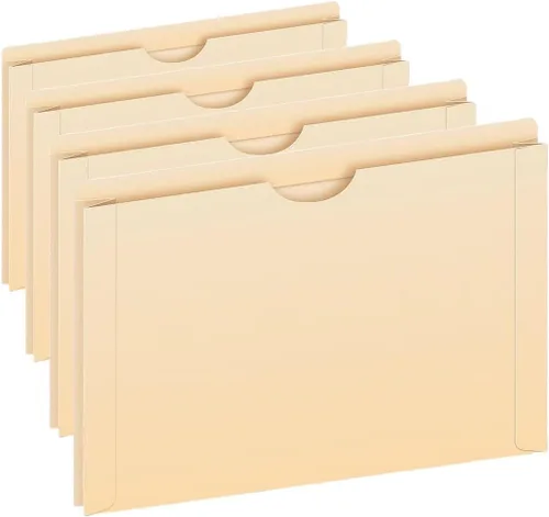 Pendaflex Archivadores, tamaño legal, Manila, expansión de 2 pulgadas, pestañas reforzadas de corte recto con corte de pulgar, 50 por caja