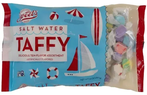 Miniatura 12 de Caramelos de agua salada Taffy en una bolsa de 3 libras, de Sweets