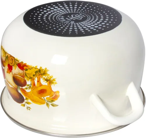 Miniatura 9 de STP GOODS Olla de aluminio esmaltado para setas y vientre, cazuela profunda con tapa de vidrio, utensilios de cocina, olla para sopa