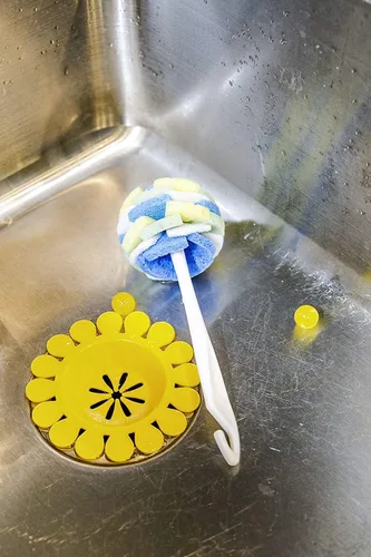 Miniatura 7 de Compac Sink Daisy - Colador de fregadero de cocina perfumado infunde y refresca tu fregadero, accesorios imprescindibles para fregadero de cocina
