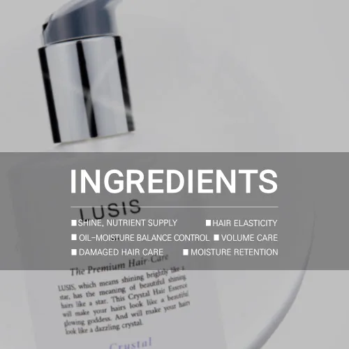 Miniatura 3 de LUSIS Crystal Hair Essence - Tratamiento sin enjuague de proteínas y queratina para reparación del cabello dañado, aumento de volumen y brillo