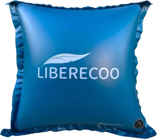 Miniatura 11 de LIBERECOO Almohadas de piscina redondas de 4 pies para piscinas sobre el suelo - Almohadas de invierno súper duraderas de 0.4 mm Almohadas