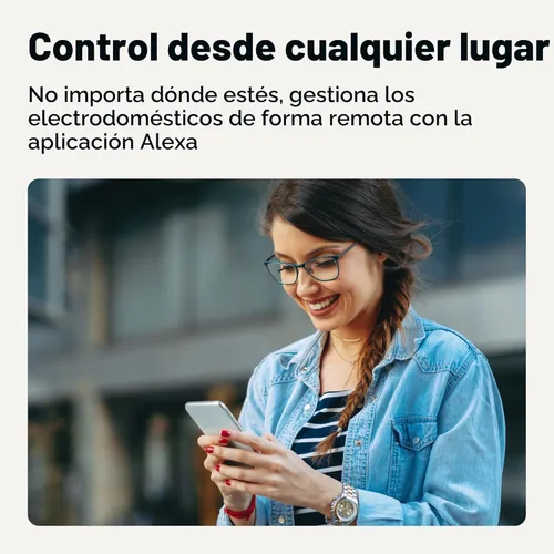 Miniatura 5 de Amazon Basics Enchufe inteligente, funciona solo con Alexa, Wi-Fi de 2.4 GHz, no requiere hub, 1 paquete, blanco