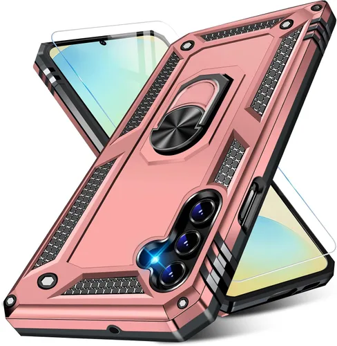 Miniatura 36 de Vaki Funda para Samsung Galaxy S22 5G con protector de pantalla integrado de grado militar, cubierta dura y resistente, funda resistente para Galaxy