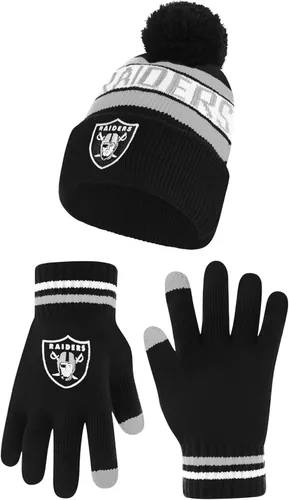 Miniatura 29 de Ultra Game Adults NFL Official Super Soft Winter Beanie Knit Hat With Warm Touch Screen Gloves Color del equipo 2