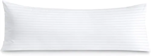Miniatura 20 de Beddingstar - Funda de almohada con cierre de cremallera, 1 funda de almohada corporal de 500 hilos, 100 % algodón egipcio puro