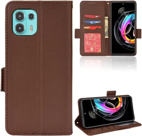 Miniatura 192 de Funda de piel sintética compatible con Motorola Moto E22 4G, funda de piel sintética compatible con Motorola Moto E22i 4G, color negro
