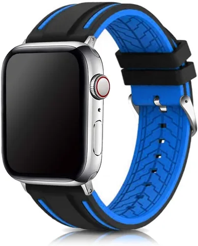 Compatible con correas de Apple Watch de 1.929 in, 1.811 in, 1.772 in, 1.732 in, 1.654 in, 1.614 in, 1.575 in, 1.496 in, correa de repuesto de