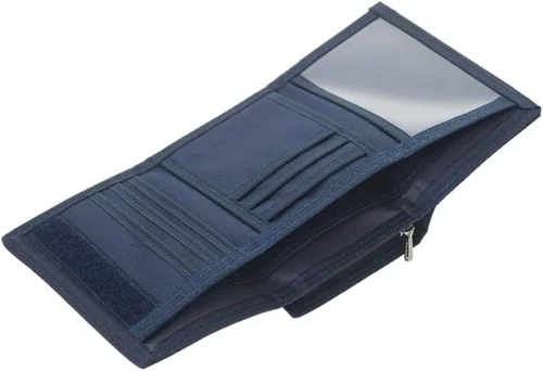 Miniatura 4 de TOPTIE Billetera triple para hombre, estilo casual, con 7 ranuras para tarjetas de crédito, capacidad extra, Negro